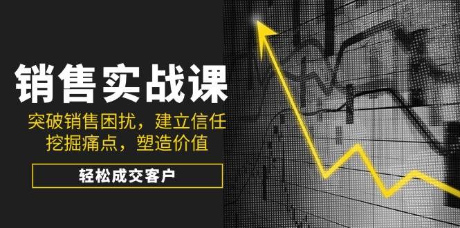 销售实战课，突破销售困扰，建立信任，挖掘痛点，塑造价值，轻松成交客户-湘创网