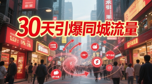 30天引爆同城流量：团购篇 认知篇 流量篇 来客篇 达人篇 老板人设IP篇 投流篇-湘创网