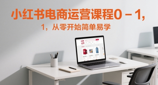 小红书电商运营课程0-1，从零开始简单易学-湘创网