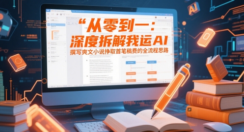 从零到一：深度拆解我运用AI撰写爽文小说挣取首笔稿费的全流程思路-湘创网