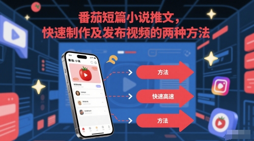 番茄短篇小说推文，快速制作及发布视频的两种方法-湘创网