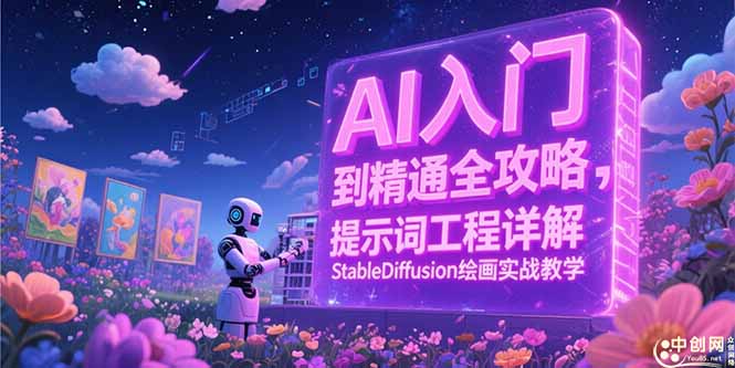 （15181期）AI入门到精通全攻略，提示词工程详解，StableDiffusion绘画实战教学-湘创网