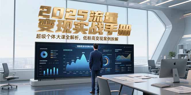 （15188期）2025流量变现实战手册，超级个体大课全解析，低粉高变现案例拆解-湘创网