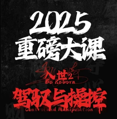 2025重磅大课，入世2，驾驭与控制-湘创网
