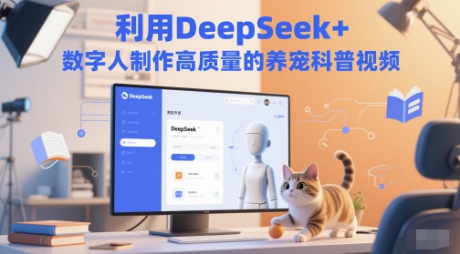 利用DeepSeek+数字人制作高质量的养宠科普视频-湘创网