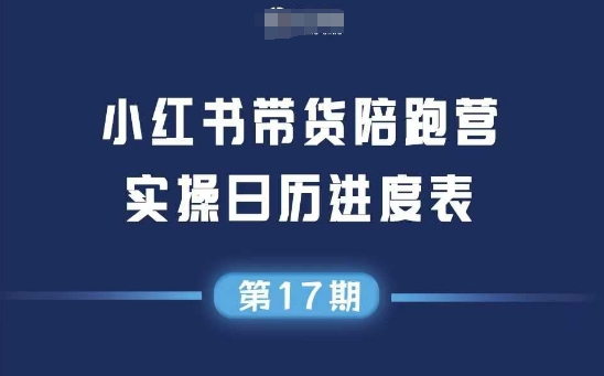 小红书第17期带货陪跑营，不囤货，无不直播，无不投流，通过选品+笔记内容+测品+笔记铺量+矩阵运营打爆款-湘创网