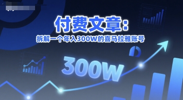付费文章：拆解一个年入300W的喜马拉雅账号-湘创网
