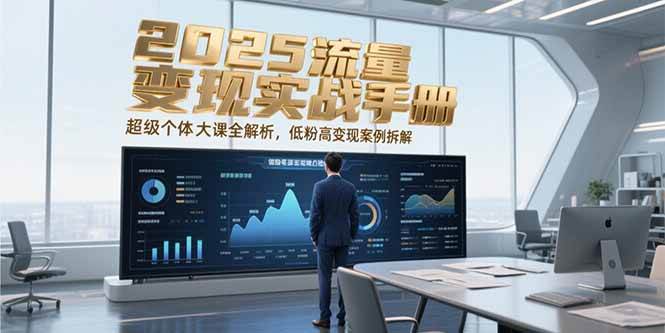 2025流量变现实战手册，超级个体大课全解析，低粉高变现案例拆解-湘创网
