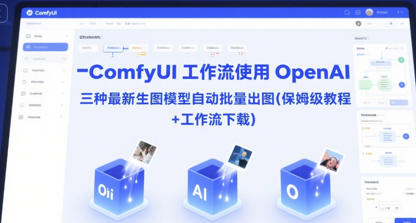ComfyUI 工作流使用 OpenAI 三种最新生图模型自动批量出图(保姆级教程+工作流下载)-湘创网