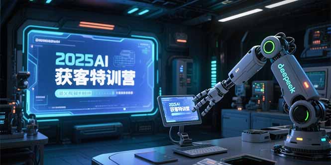 （15289期）2025AI获客特训营，AI图文视频全制作，deepseek工具实操教学-湘创网