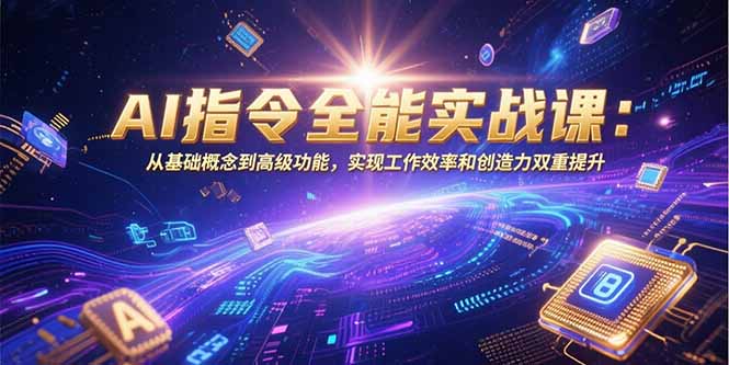 （15455期）AI指令全能实战课：从基础概念到高级功能，实现工作效率和创造力双重提升-湘创网