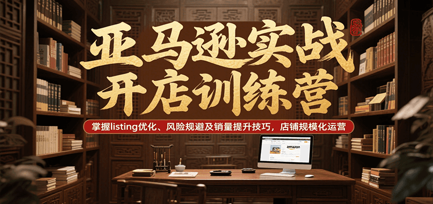 亚马逊实战开店训练营，掌握listing优化、风险规避及销量提升技巧，店铺规模化运营-湘创网