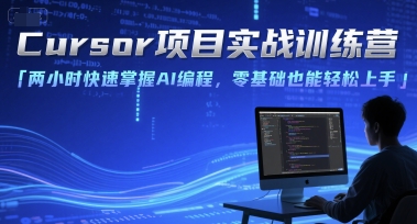 Cursor项目实战训练营，两小时快速掌握AI编程，零基础也能轻松上手-湘创网