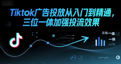 Tiktok广告投放从入门到精通，三位一体加强投流效果-湘创网