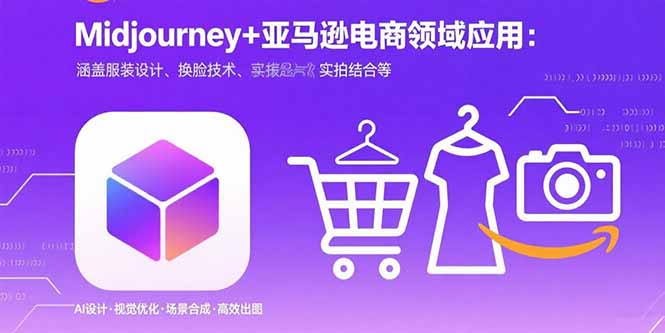 （15777期）Midjourney+电商领域商业应用：涵盖服装设计、换脸技术、实拍结合等-湘创网