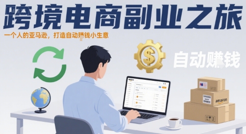 跨境电商副业之旅，一个人的亚马逊，打造自动賺钱小生意-湘创网