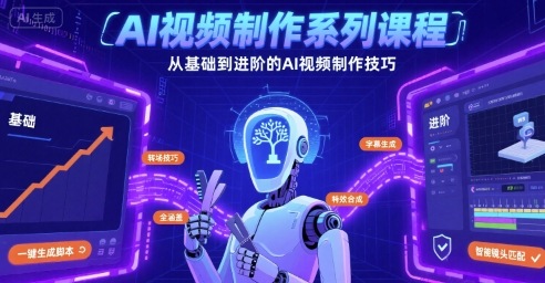 AI视频制作系列课程，从基础到进阶的AI视频制作技巧全涵盖-湘创网