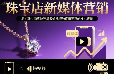 珠宝店新媒体营销，助力珠宝商家快速掌握短视频与直播运营的核心策略-湘创网