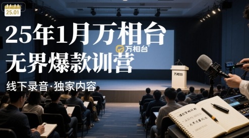 25年1月万相台无界爆款特训营线下录音-湘创网