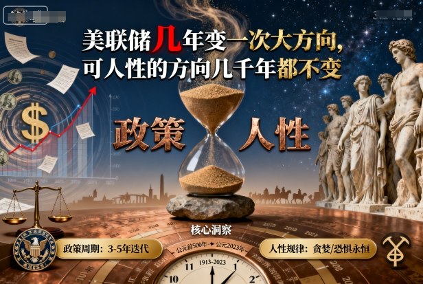 付费文章：美联储几年变一次大方向，可人性的方向几千年都不变-湘创网