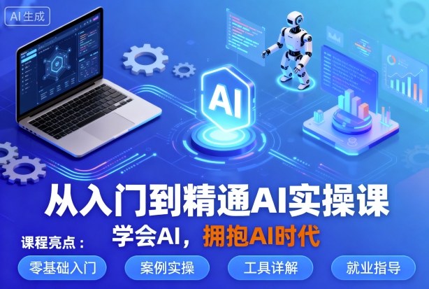 从入门到精通AI实操课，学会AI，拥抱AI时代-湘创网