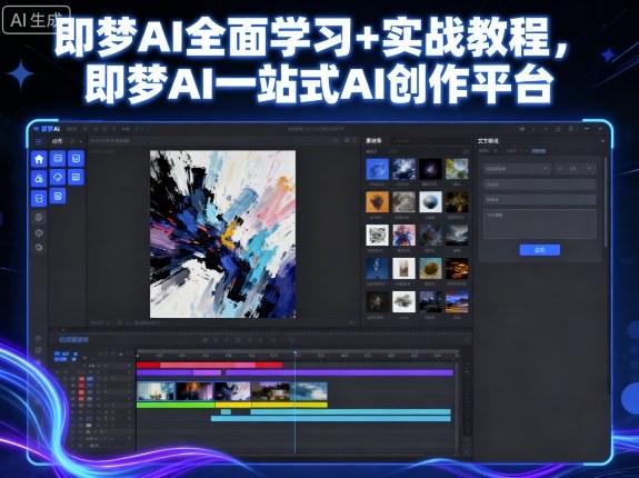 即梦AI全面学习+实战教程，即梦AI一站式AI创作平台-湘创网