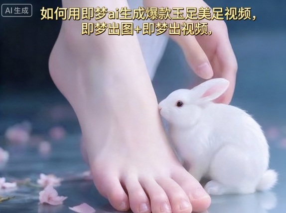 如何用即梦ai生成爆款玉足美足视频，即梦出图+即梦出视频，快速涨粉-湘创网