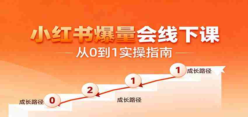 小红书爆量会线下课，聚焦小红书运营全流程，从0到1爆店实操方案-湘创网