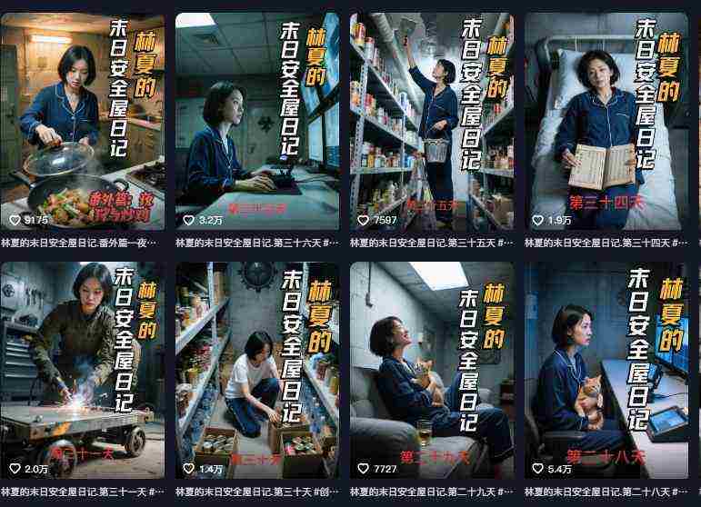 十个作品涨粉近20W！用AI制作末日安全日记连载，日入4位数，评论区爆肝求更新（附详细步骤）