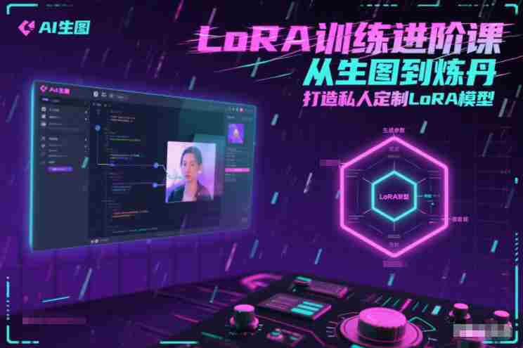 LoRA训练进阶课，从生图到炼丹，打造私人定制LoRA模型-湘创网
