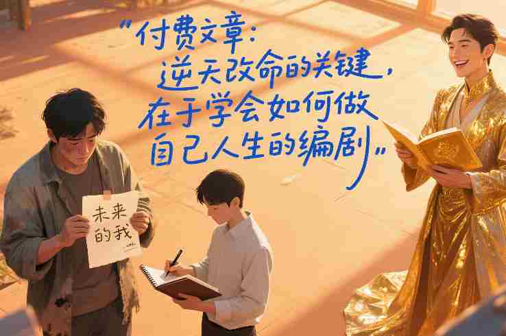 付费文章：逆天改命的关键，在于学会如何做自己人生的编剧-湘创网