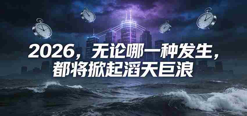 公众号付费文章：2026，无论哪一种发生，都将掀起滔天巨浪-湘创网