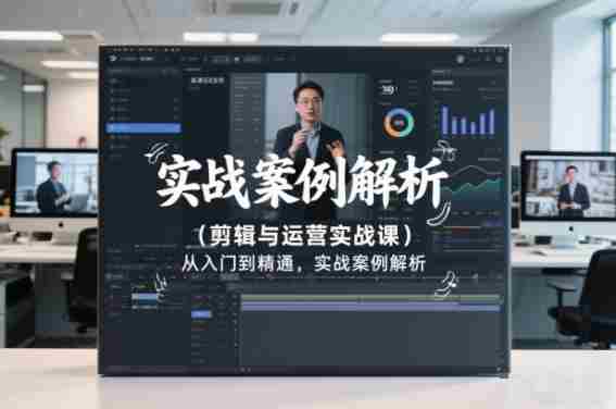 剪辑与运营实战课，从入门到精通，实战案例解析（更新2026）-湘创网