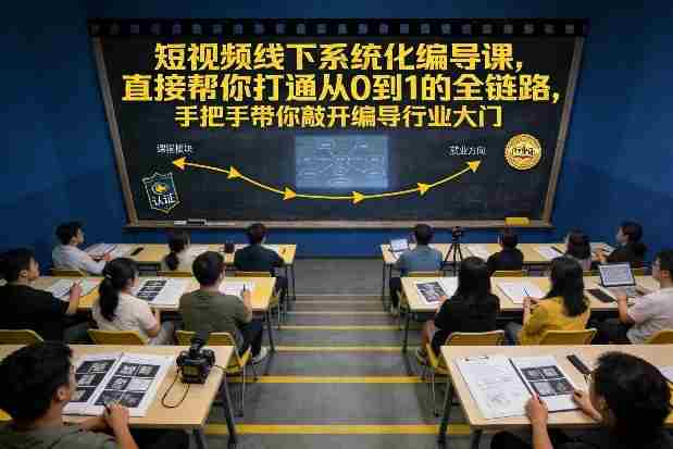短视频线下系统化编导课，直接帮你打通从0到1的全链路，手把手带你敲开编导行业大门-湘创网