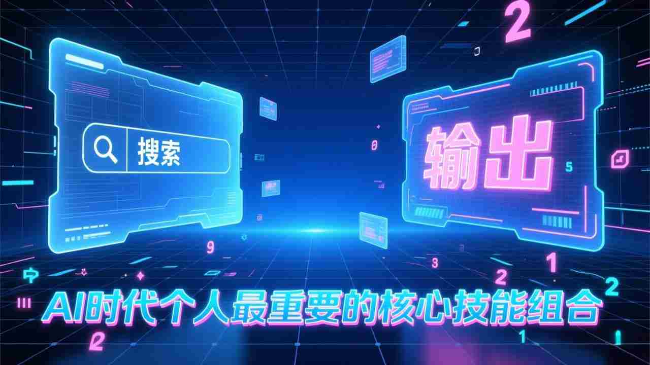 （17074期）付费文章：AI时代个人最重要的核心技能组合：“输出能力”和“搜索能力”-湘创网