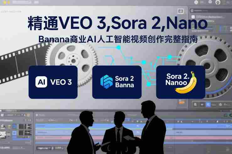 精通VEO 3，Sora 2，Nano Banana商业AI人工智能视频创作完整指南-湘创网