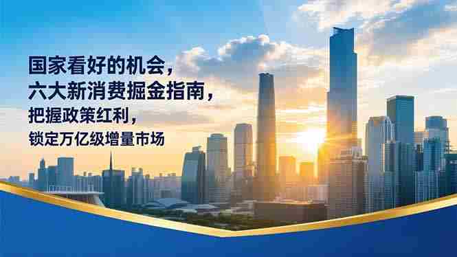 （16995期）某付费文章：国家看好的机会，六大新消费掘金指南，把握政策红利，锁定万亿级增量市场-湘创网