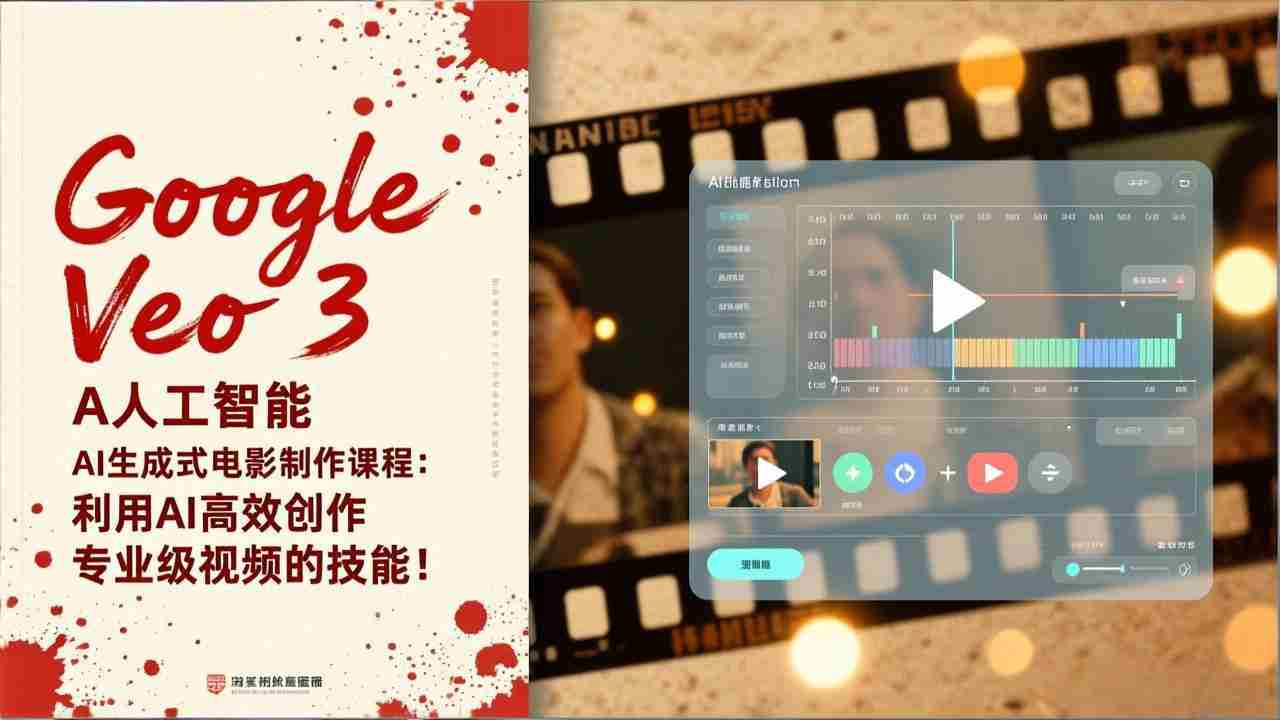 （17032期）Google Veo 3人工智能AI生成式电影制作课程：利用AI高效创作专业级视频的技能！-湘创网