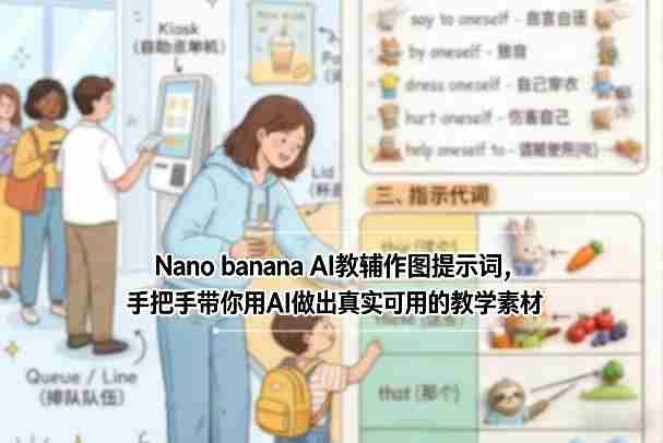 Nano banana AI教辅作图提示词，手把手带你用AI做出真实可用的教学素材-湘创网