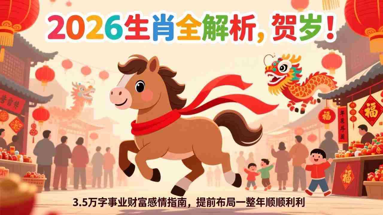 （17428期）付费文章：贺岁！2026生肖全解析，3.5万字事业财富感情指南，提前布局一整年顺顺利利-湘创网