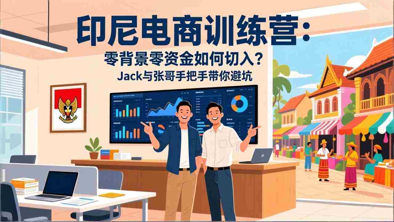 （17533期）印尼电商训练营：零背景零资金如何切入？Jack与张哥手把手带你避坑-湘创网