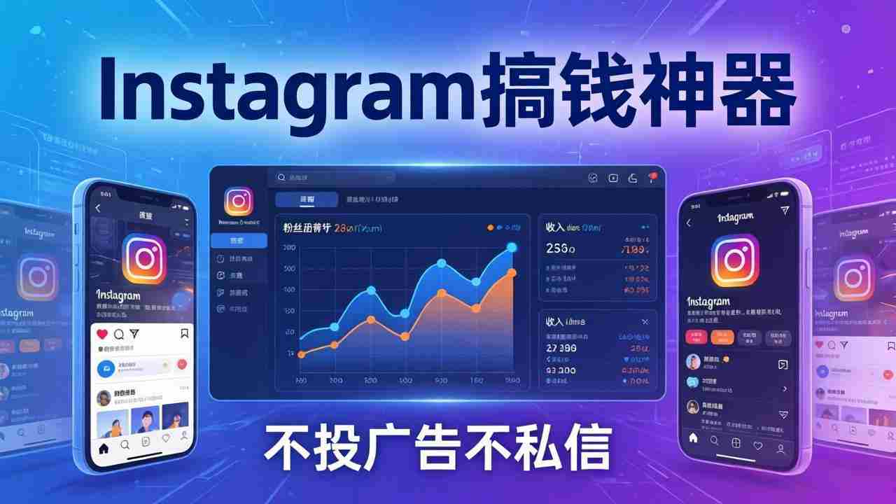 （17731期）Instagram搞钱神器：月涨6万粉+月入5万刀，不投广告不私信，靠算法+低价产品-湘创网