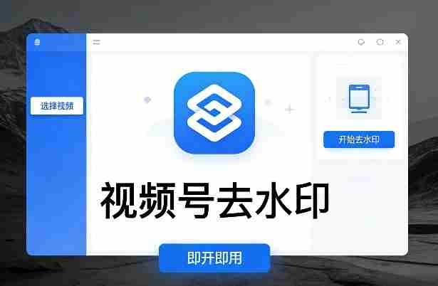 视频号去水印软件，电脑软件，即开即用-湘创网