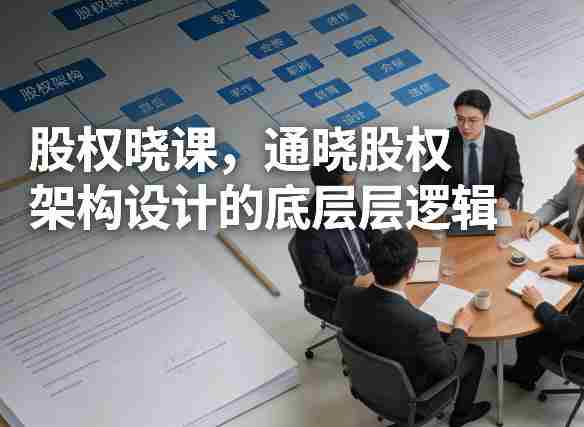 股权晓课，通晓股权架构设计的底层逻辑-湘创网