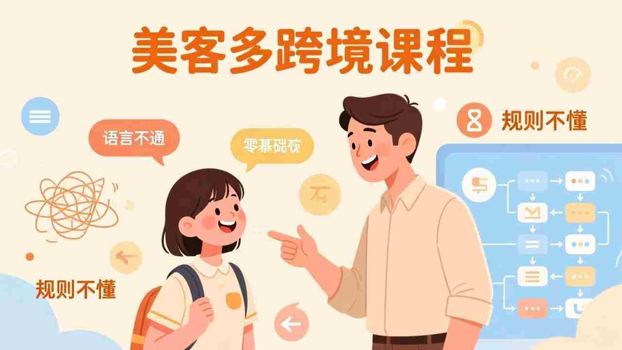 （17503期）怕语言不通、怕不懂规则？零基础小白也能做的美客多跨境课，手把手带你美客多开店稳赚-湘创网