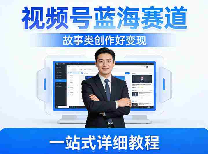视频号蓝海赛道，故事类创作好变现，一站式详细教程-湘创网