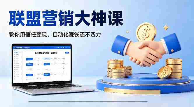 联盟营销大神课，教你用信任变现，自动化賺钱还不费力【原创双语字幕】-湘创网