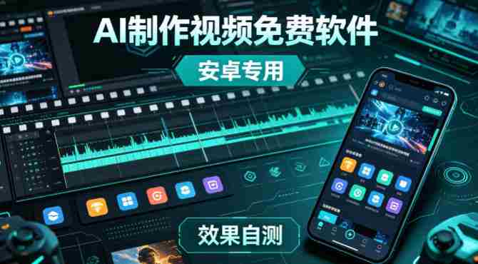 AI制作视频免费软件，安卓软件，效果自测-湘创网