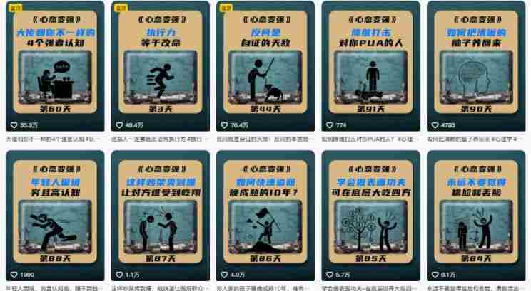 AI心理学赛道视频制作教学，撸抖音精选独家收益，接商单收徒，90W粉丝博主+50W粉丝博主双教程