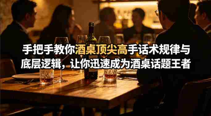 付费文章：手把手教你酒桌顶尖高手话术规律与底层逻辑，让你迅速成为酒桌话题王者(二十年全网独家经验分享)-湘创网